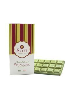 Alternative view of CONFEZIONE 40PZ Barretta di Cioccolato al pistacchio 100g