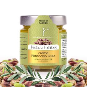 Pistacia FOLKLORE - Sicilian Pistachio Cream (VEGAN WITHOUT lactose) 190g