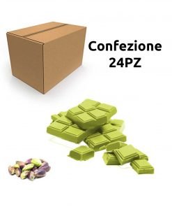 PACK 40PZ Pistachio Chocolate Bar 100g