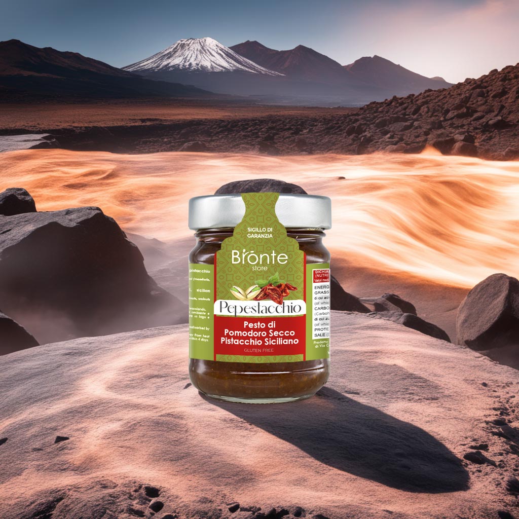 PEPESTACCHIO - Pesto di pistacchio e pomodori secchi 190g - Image 2