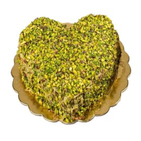 Pistachio Hearts 500g Cake